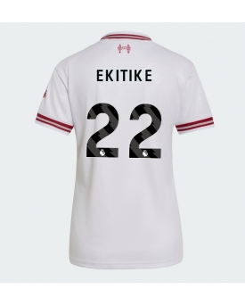 Liverpool Hugo Ekitike #22 Maglia Gara Trasferta Repliche 2026-27 Donna Maniche Corte Liverpool Hugo Ekitike #22 Maglia Gara Trasferta Repliche 2026-27 Donna Maniche Corte